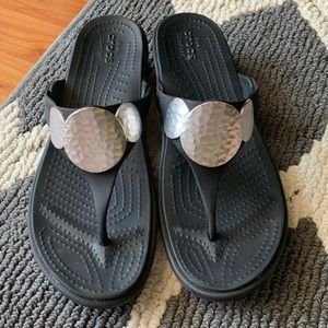 Women’s Black Crocs Sandals
